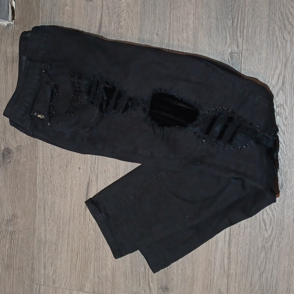 Torrid Premier distressed skinny jeans